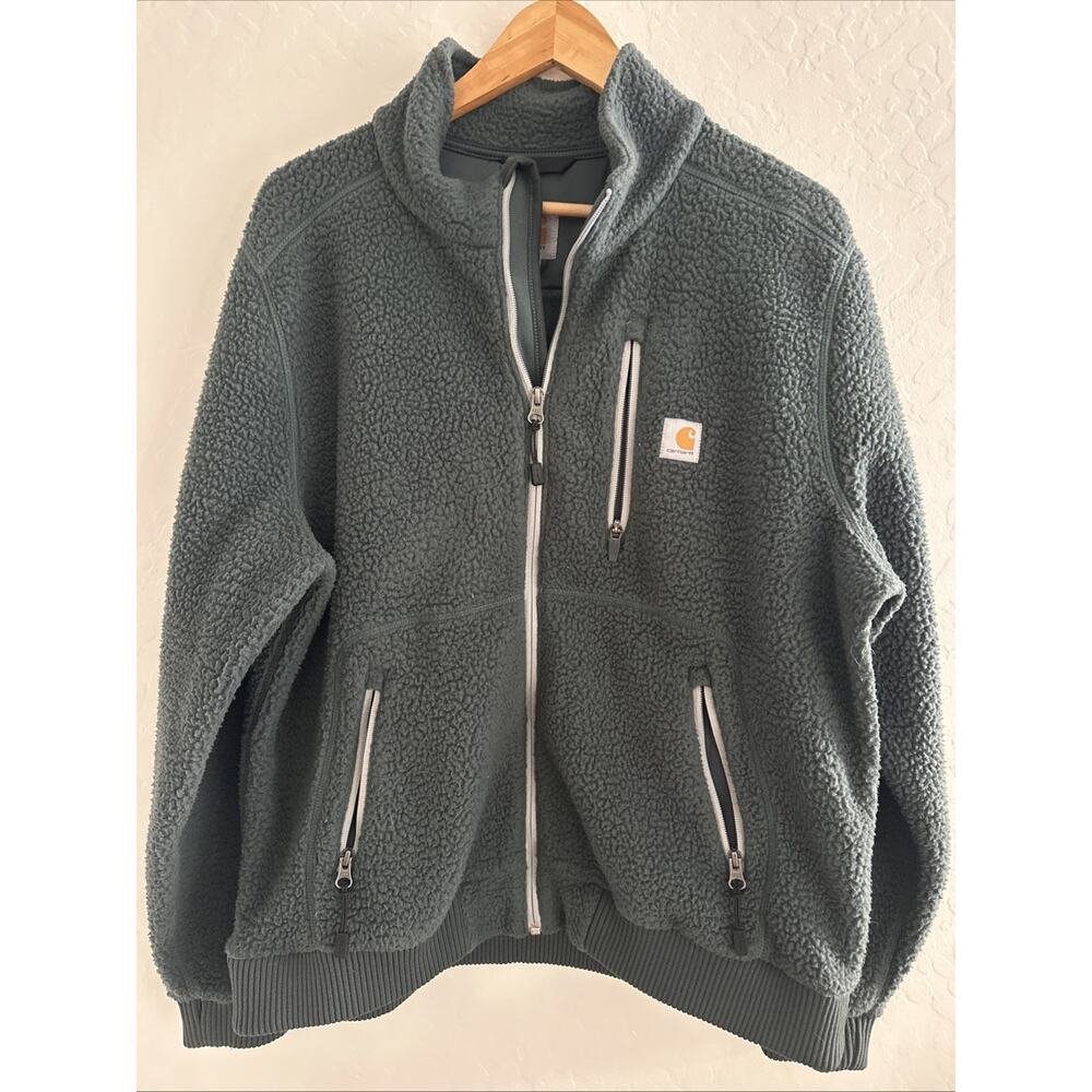 Carhartt Kids Fleece Jacket - Dark Green